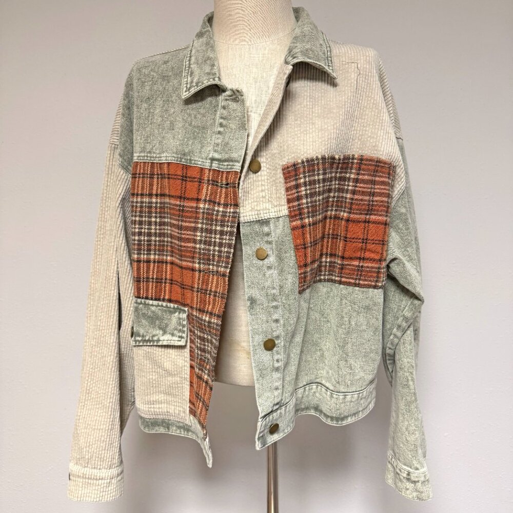 Oli & Halie Patchwork Denim Jacket - image 5